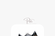 25 Quirky Bat Clipart, an Animal Illustration by Pati Charm Studio (Thumbnail 6 of 8)