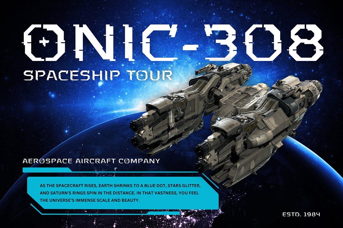 Lunar Escape - Scifi Font, a Sans Serif Font by Sronstudio (Photo 9 of 12)