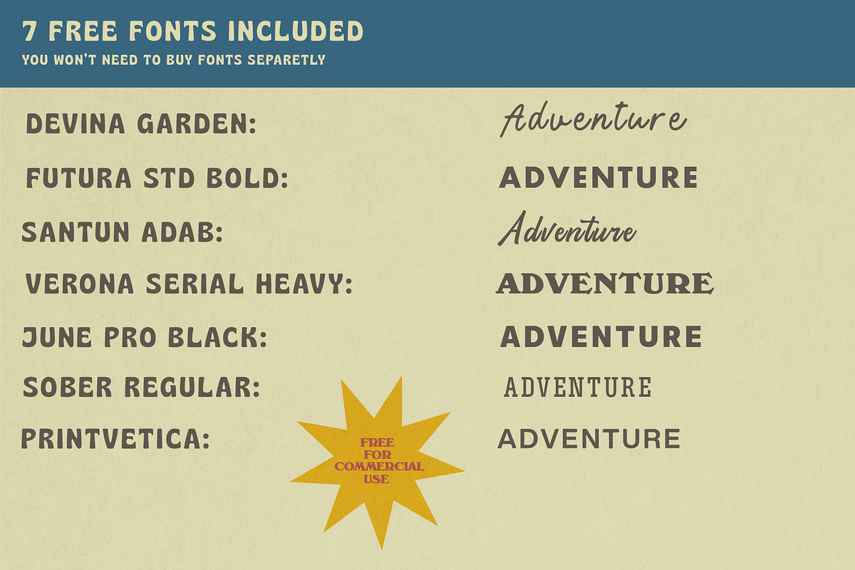 Vintage Surf Badge Logo Templates, a Branding & Logo Template by Golden Vision Studio (Photo 4 of 7)