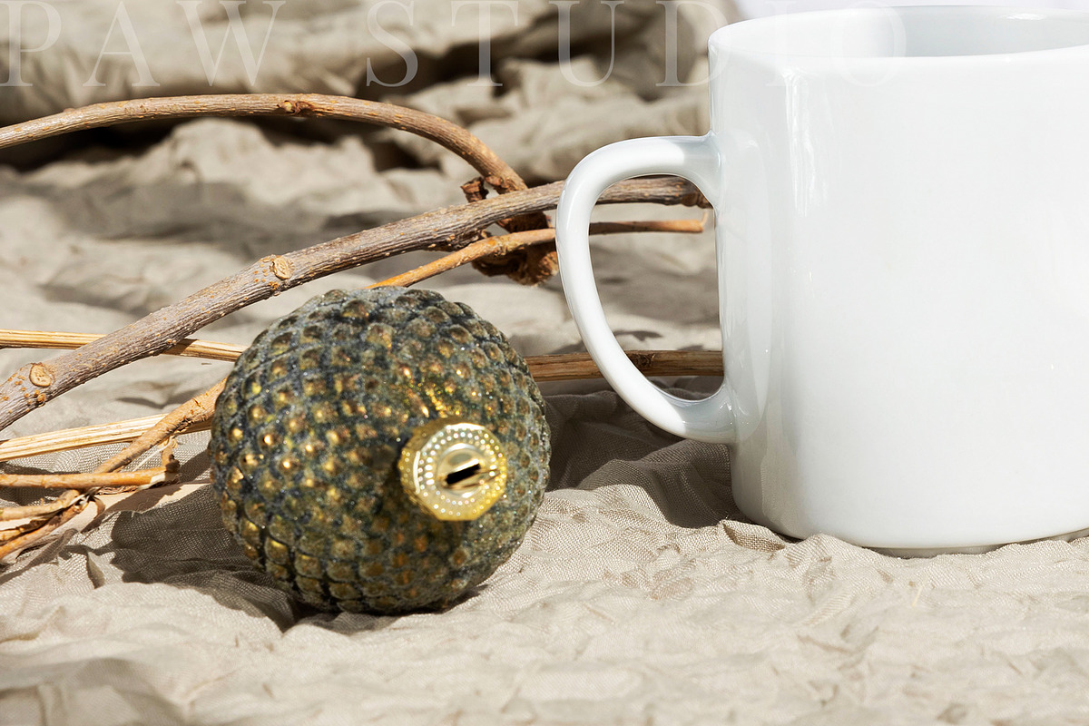 Xmas Mug Mockup Coffee Cup ch4, a Cups & Container Mockup by PawMockups (Photo 4 of 10)