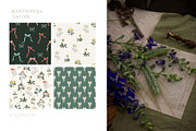 Cottage Garden. Floral & bows, a Pattern Graphic by PaperJamLab (Thumbnail 8 of 13)