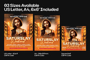 DJ Flyer, a Flyer Template by iDoodle Studio (Thumbnail 2 of 5)