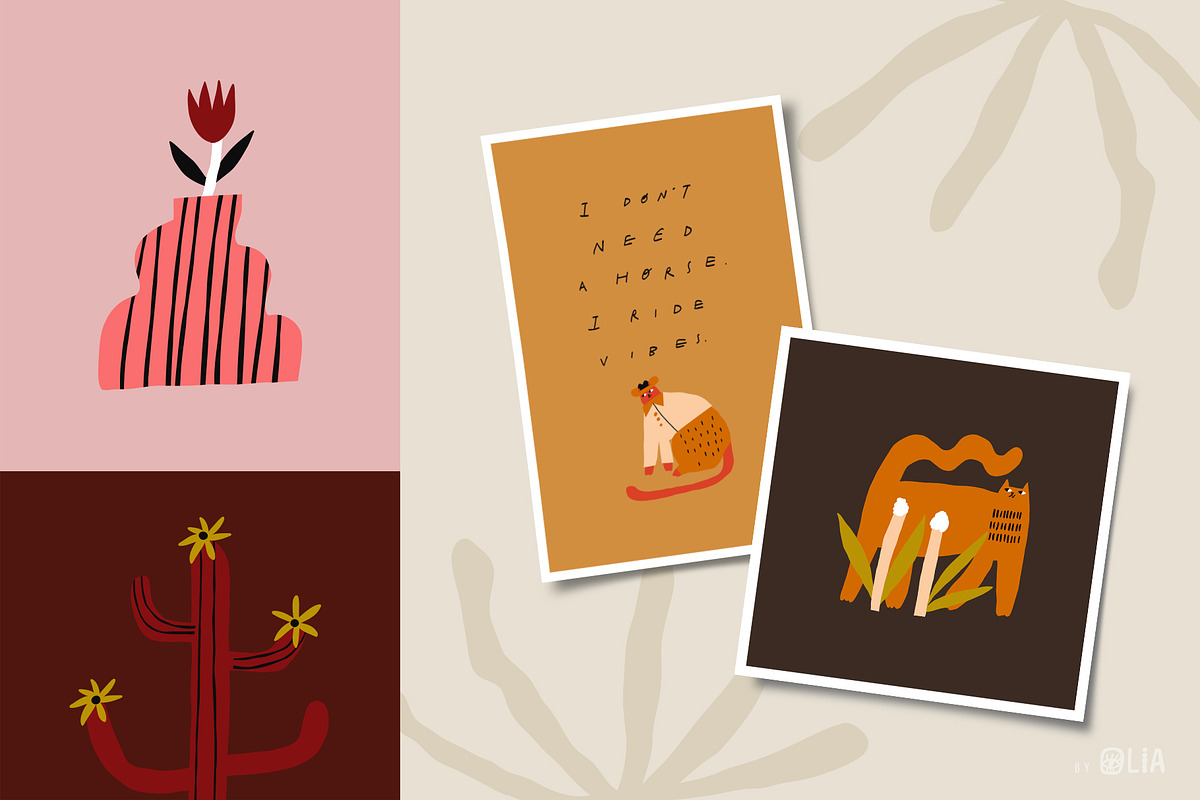 Arizona cats | 350+ illustrations, an Animal Illustration by Olia (Photo 3 of 13)