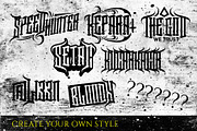Steam Gear (Duo Font) SS, a Blackletter Font by JFK Juan Jeje (Thumbnail 6 of 9)