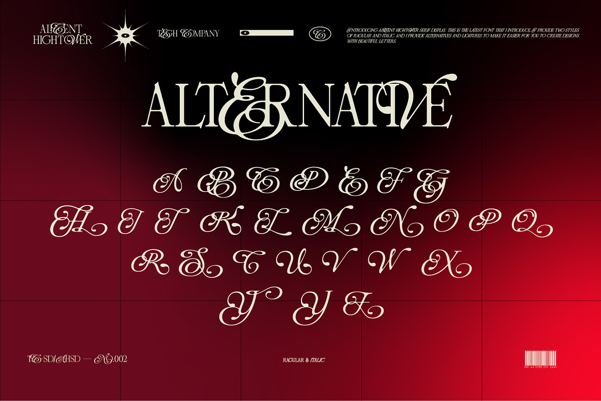 ALICENT HIGHTOWER SERIF DISPLAY, a Serif Font by Tegh co. (Photo 9 of 16)