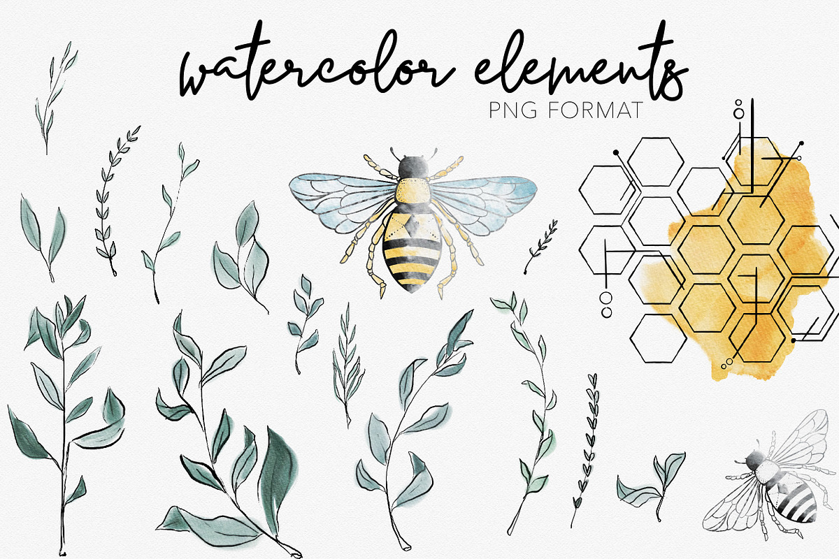 BEES & BOTANICALS | Modern Graphics, a Texture Illustration by Wooly Pronto (Photo 2 of 8)