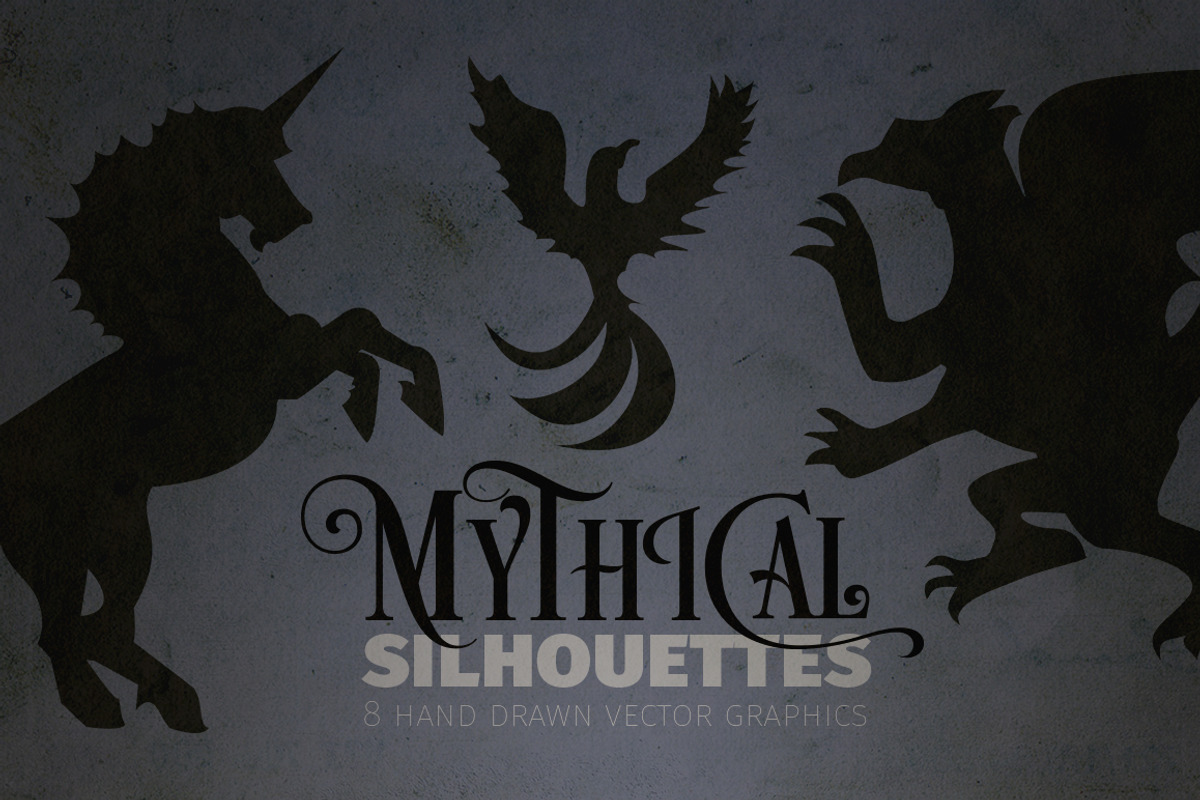 Mythical Silhouettes, an Illustration by Cheeky Lemons (Photo 1 of 3)