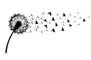 Dandelion Blow Silhouette Bundle, an Illustration by yasushie (Thumbnail 27 of 31)