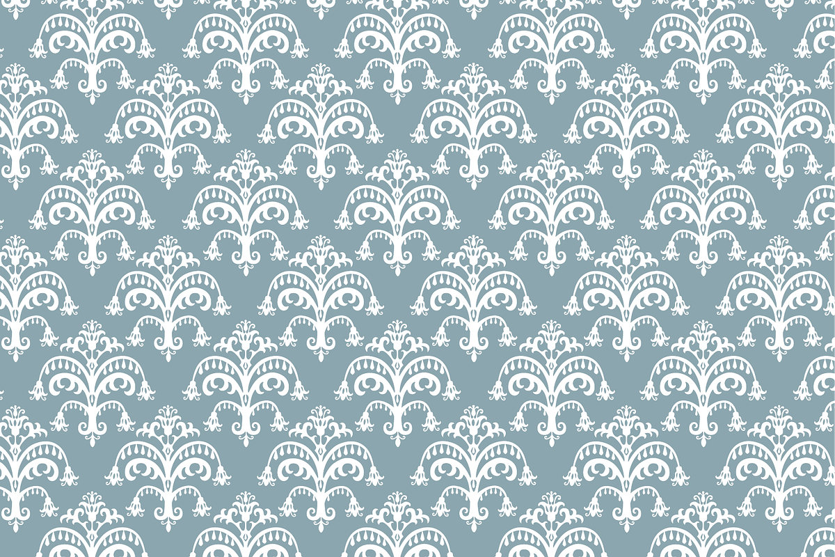 Seamless Vector Damask Patterns, a Pattern Graphic by Studio Indigo (Photo 4 of 9)