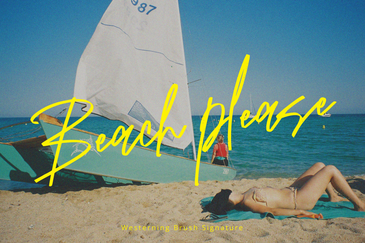 Westerning - Brush Signature, a Handwritten Font by tebaltipislab (Photo 6 of 12)