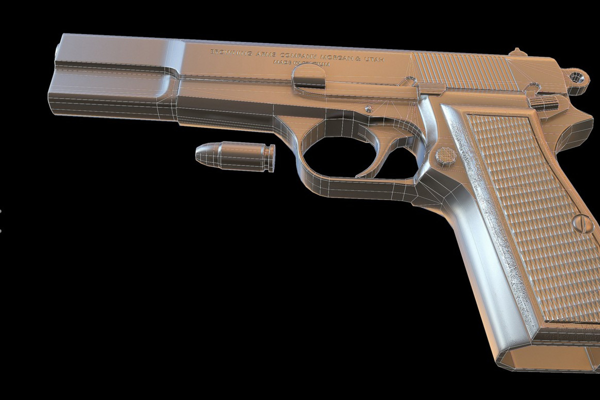 Browning HP, an Object 3D Model by Game-Ready Studio (Photo 5 of 5)