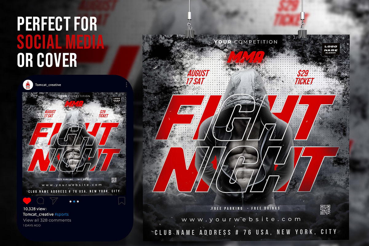 Bundle Sport Instagram Templates, a Social Media Template by Glowin_studio (Photo 2 of 3)