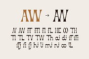 Roniolk - Retro Serif Typeface, a Serif Font by Imoodev (Thumbnail 4 of 6)