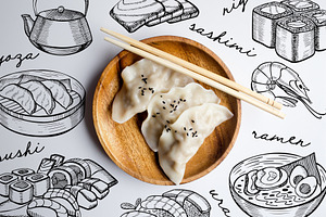 Asian Food Illustrations, Sushi