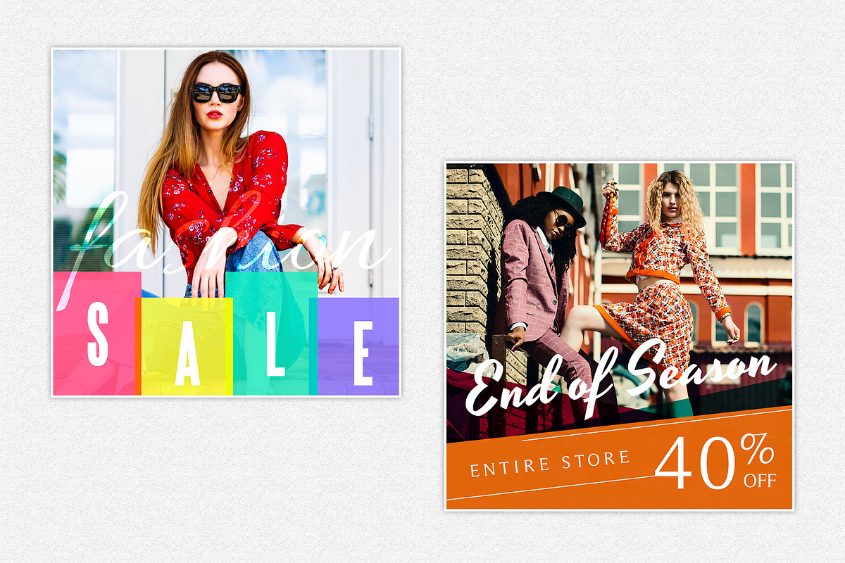 8 WINTER FASHION INSTAGRAM BANNERS, a Social Media Template by Vijeshri (Photo 4 of 5)