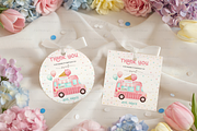 Spring Pastel Floral Gift Tag Mockup, a Product Mockup by TatiMockup (Thumbnail 4 of 4)
