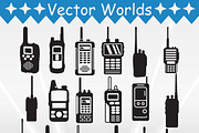 Walkie Talkie Svg, Talkie Svg, an Object Graphic by VectorWorlds (Thumbnail 2 of 3)