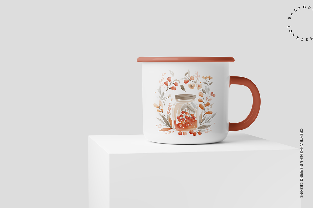 Autumn Charm Watercolor Collection, a Seasonal Illustration by Lumeno (Photo 6 of 7)