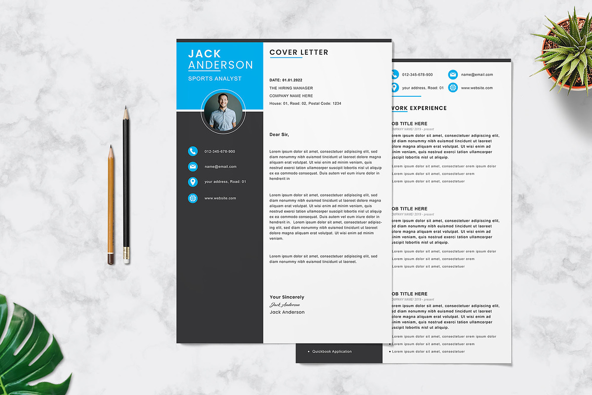 Resume Design Template, a Resume Template by Graphic Template (Photo 2 of 3)