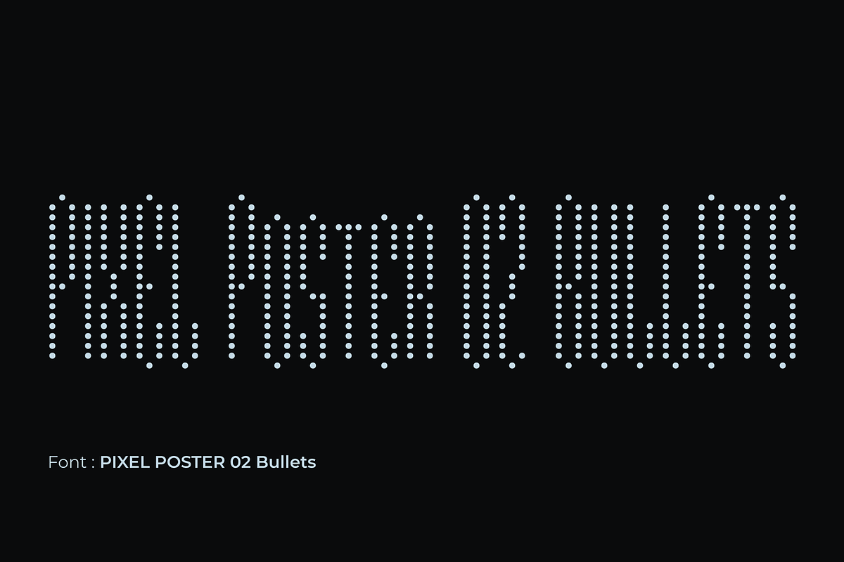Pixel Poster 02 - Typeface, a Sans Serif Font by Fontsphere (Photo 3 of 5)