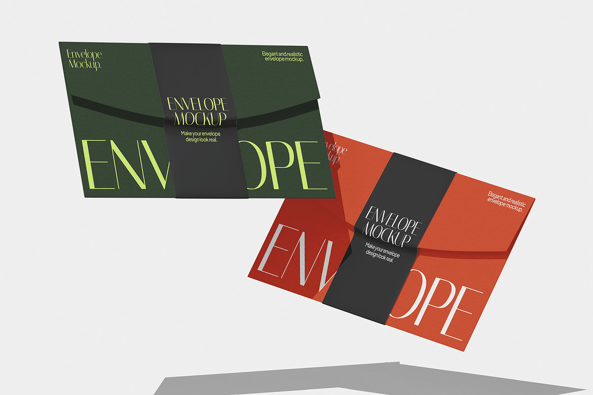 Envelope Mockup, a Merchandise Mockup by Unerispace (Photo 4 of 4)