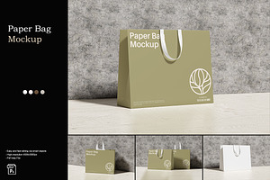 Paper Bag Mockup