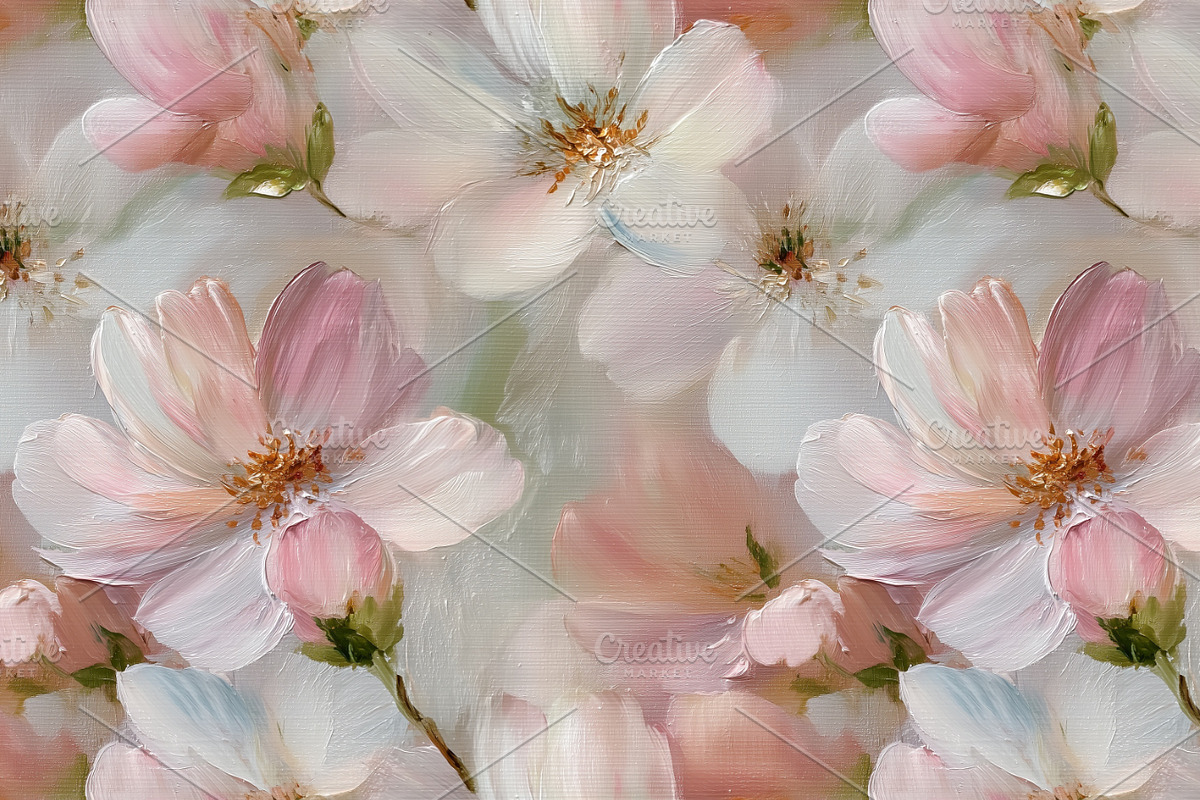 Spring Cherry Bloom Patterns Set, a Pattern Graphic by LoveDesignShop (Photo 2 of 7)
