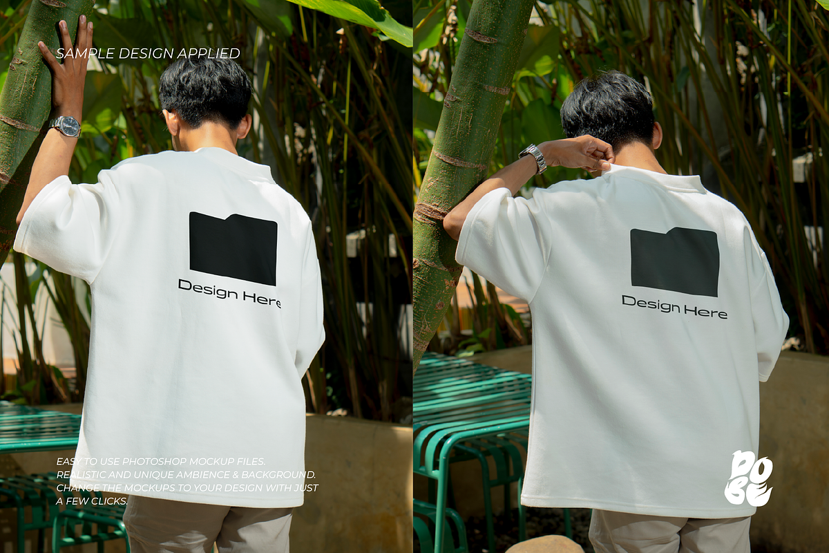 Baggy Clothes Mockup Set Vol 1, a Shirt Mockup by DOBE Studio (Photo 2 of 4)
