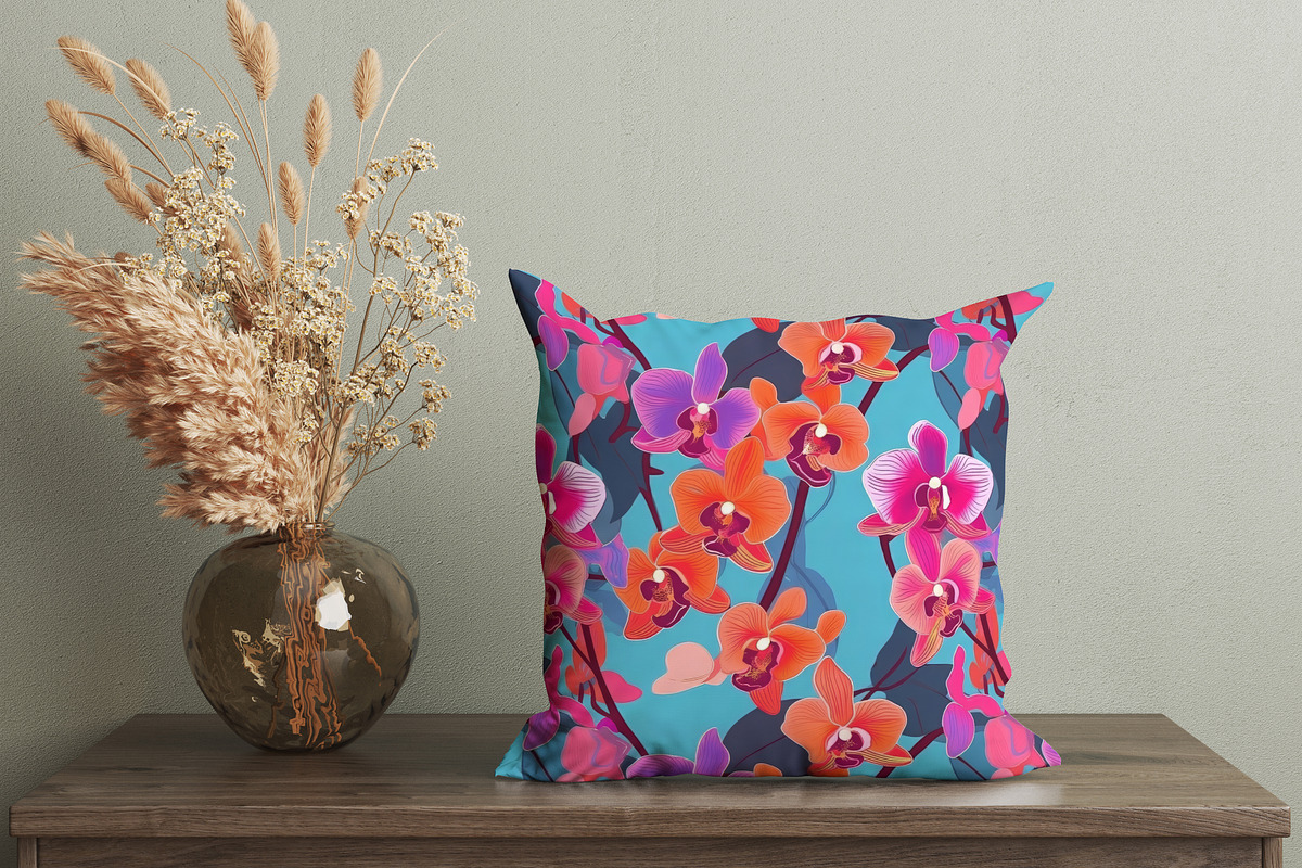 Pink Blooming Floral Patterns, a Pattern Graphic by Ninterints (Photo 9 of 20)
