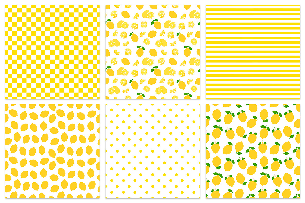 Lemon pattern. Lemon background, a Pattern Graphic by IrinaShishkova (Photo 3 of 3)