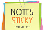 Notes Sticky, a Font by Limited.studio (Thumbnail 1 of 7)