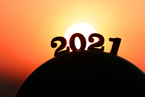 New year 2021 the word 2021 behind containing 2021, new, and year