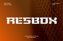 RESBOX – Bold Sport Font