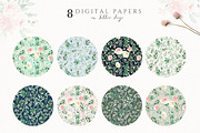 Blush Florals & Greenery Leaves, a Decorative Illustration by Momo Studio (Thumbnail 13 of 15)