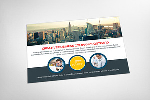 Business Solutions Postcard Template