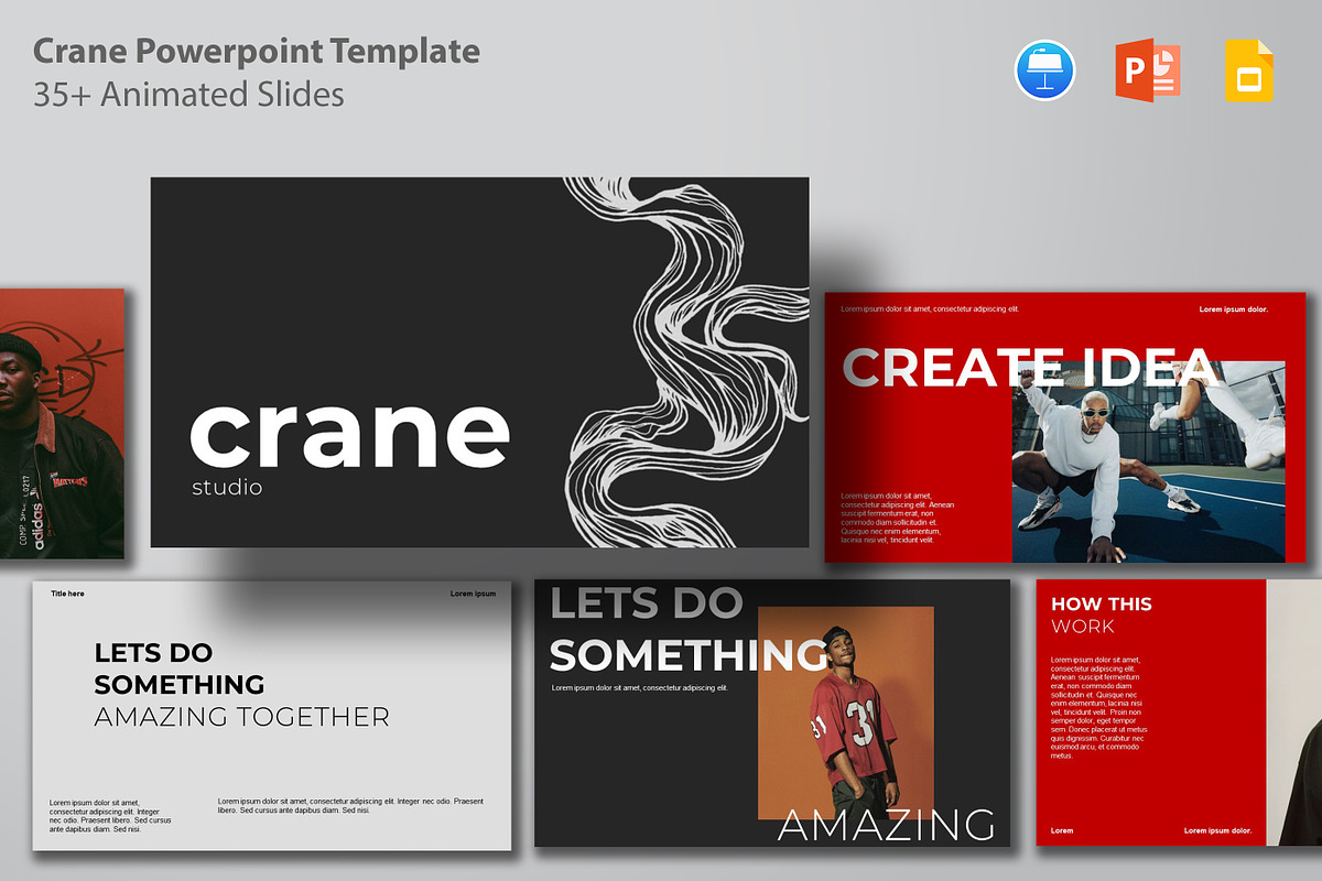 CRANE Presentation Template, a Presentation Template by Ompie Agrino (Photo 1 of 10)