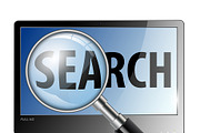 Magnifying Glass Search Concept, a Food Illustration by TAlex (Thumbnail 5 of 6)