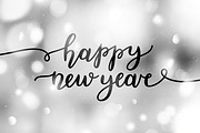 Happy New Year, 6 greeting cards, a Card Template by redcollegiya design (Thumbnail 6 of 6)
