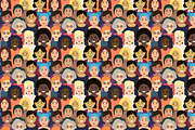 Female Diverse Collection, a Person Illustration by Minkina (Thumbnail 4 of 4)