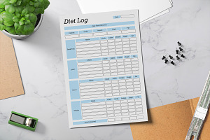 Diet Planner, Food Log, Diet Tracker