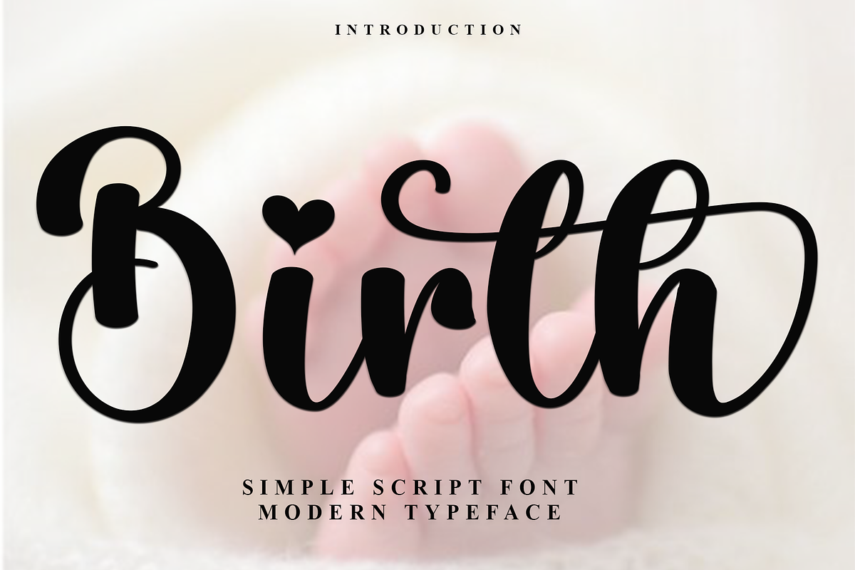 Birth, a Handwritten Font by FreshTypeINK (Photo 1 of 7)