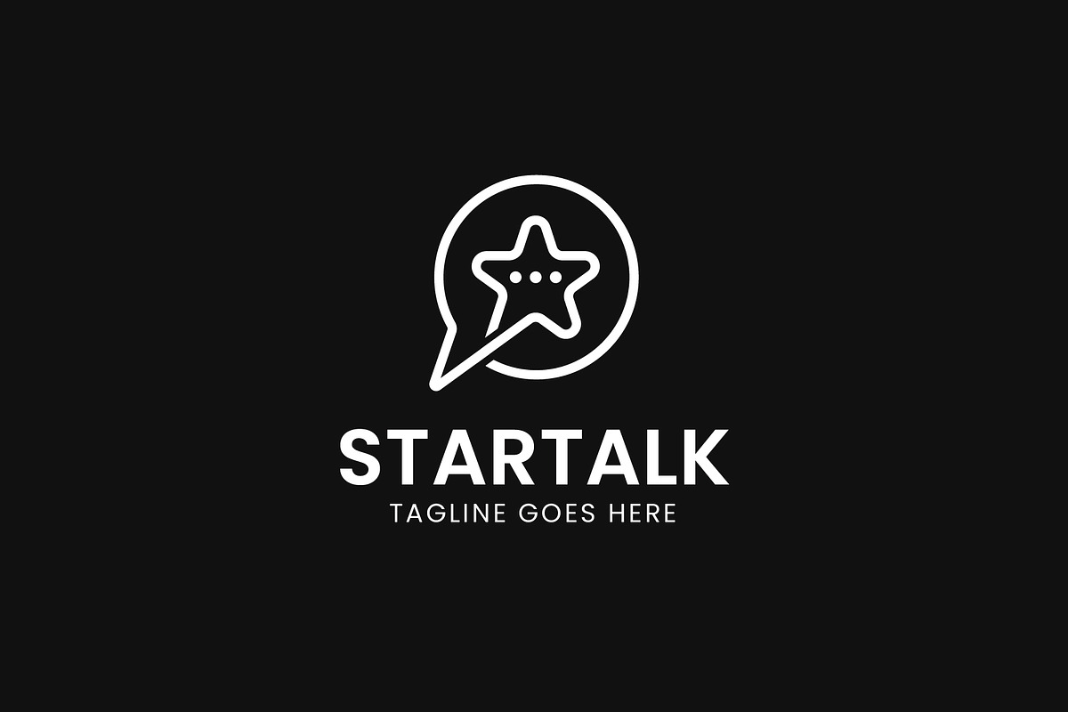 Logo Template- Startalk, a Branding & Logo Template by Figtivedesigns (Photo 3 of 5)