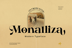 Monalliza - Modern Typeface