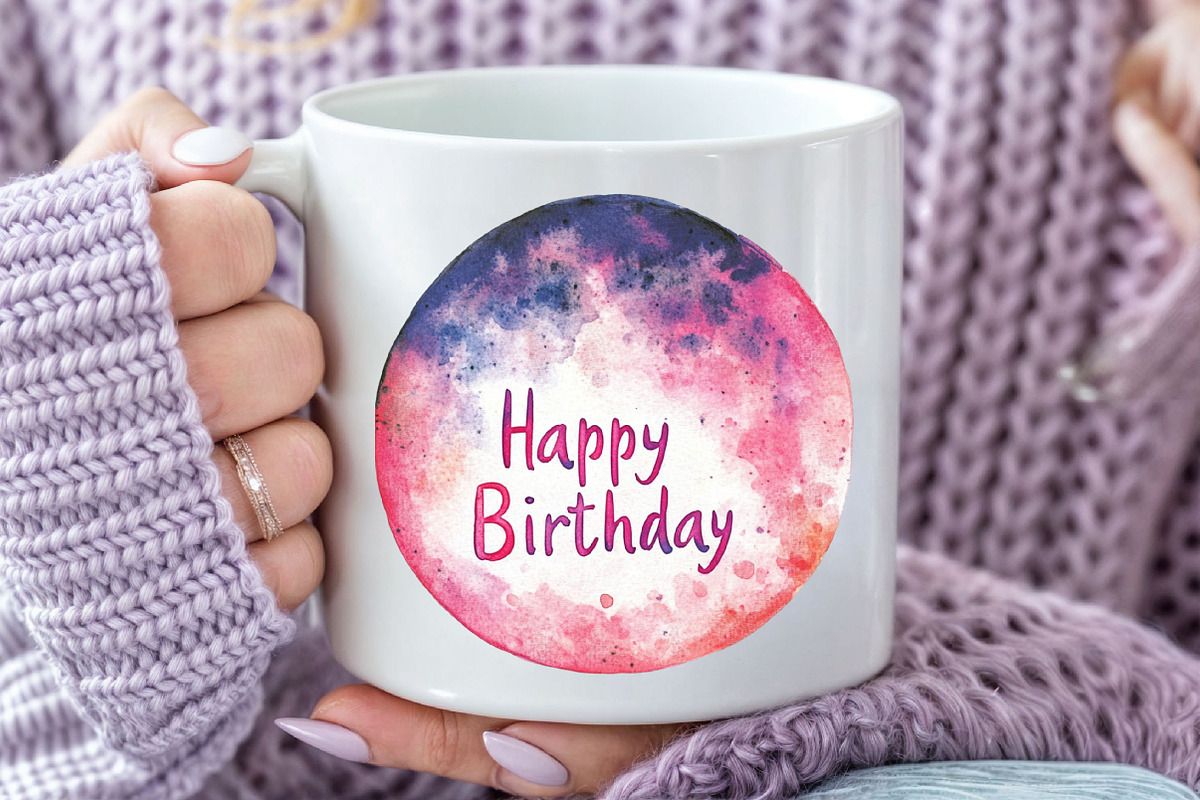 Cute Space Clipart, Space Birthday, an Illustration by Pixels.Craft (Photo 5 of 7)