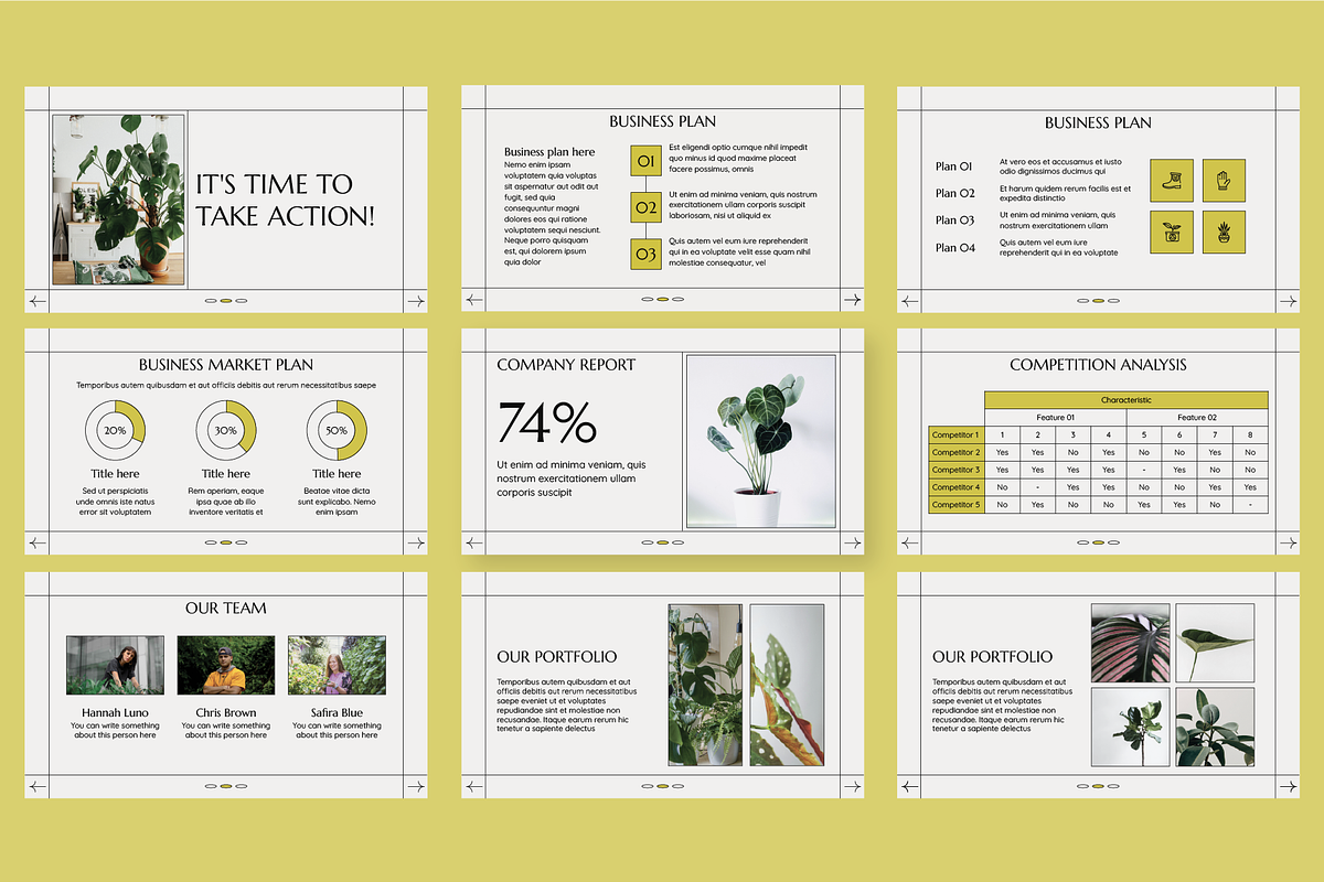 Business Plan Presentation Template, a Presentation Template by Hamocreate (Photo 3 of 5)