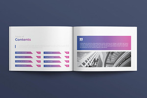 Modern Brochure Template Landscape