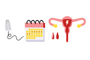 Menstrual Cycle & Women's Health, a Healthcare Illustration by the_myro (Thumbnail 6 of 7)