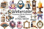 Victorian Gilt & Glamour Clipart, an Illustration by Design Market (Thumbnail 1 of 3)