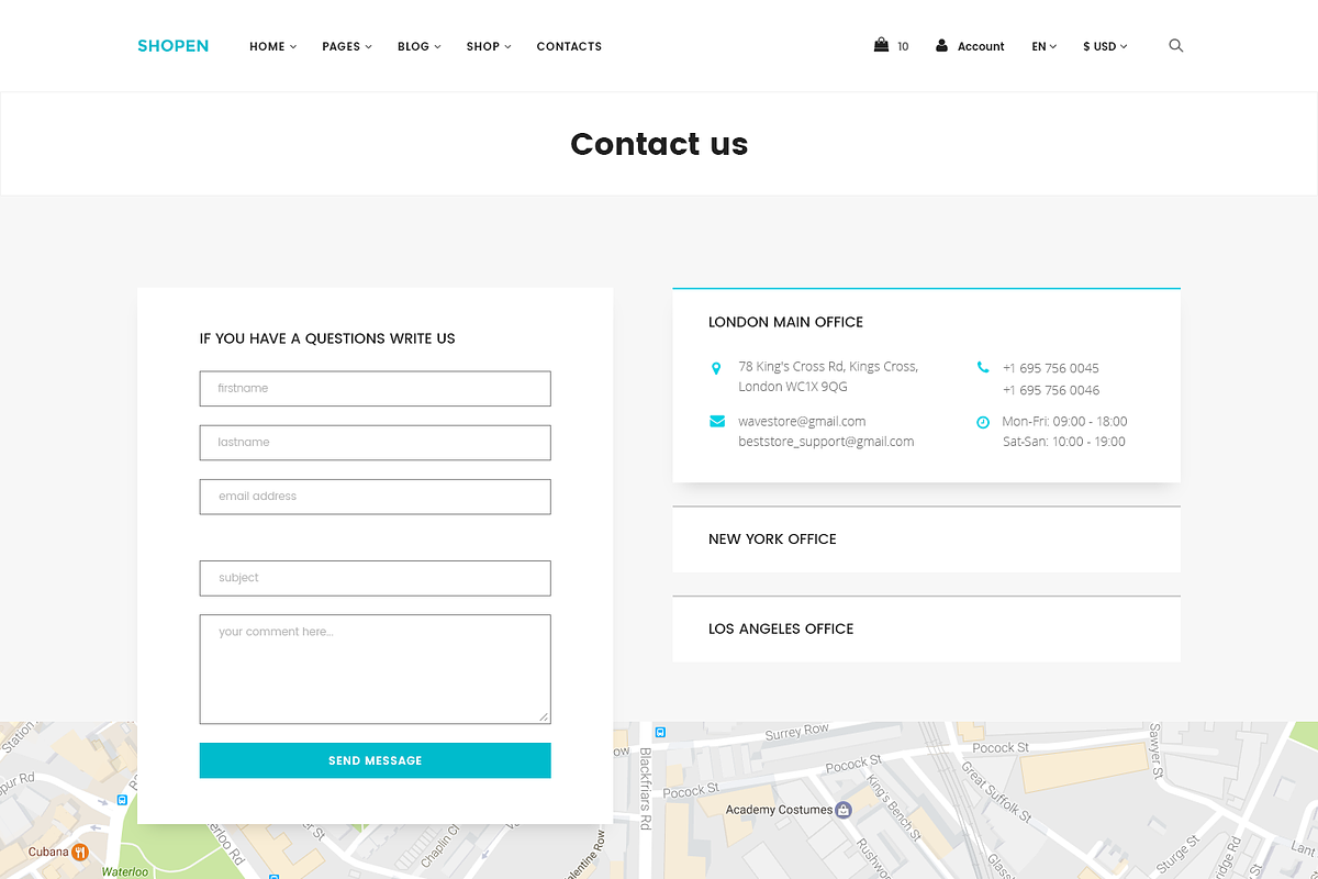 Shopen — Multipurpose PSD Template, a Templates & Theme by ScienteCraft (Photo 44 of 50)