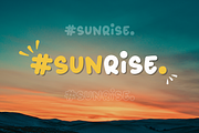Michelin Friendly Display Font, a Script Font by typendy (Thumbnail 2 of 10)